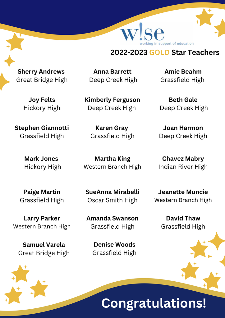 Gold Star Teachers