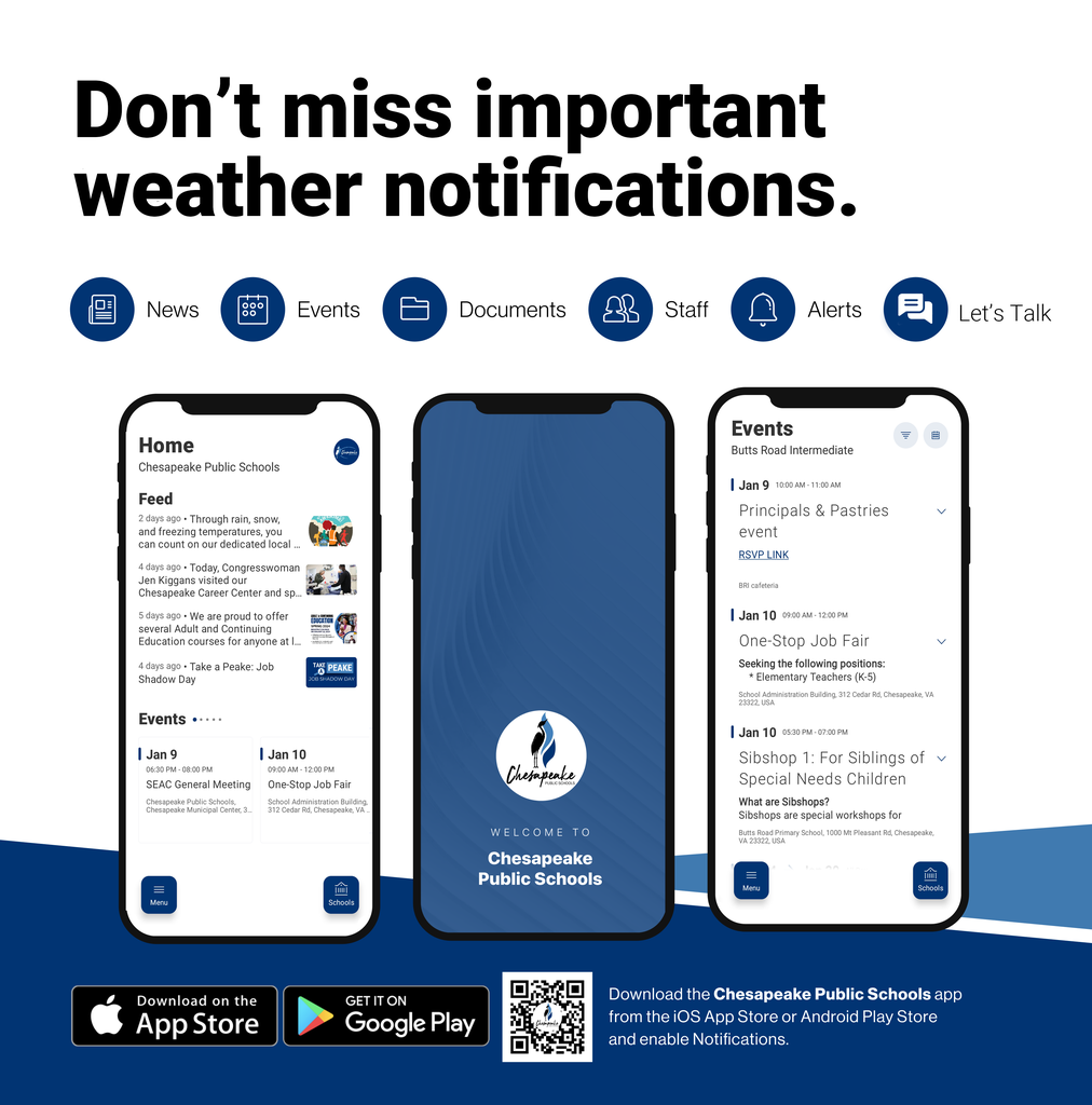 Don't miss important weather notifications. Download our app.