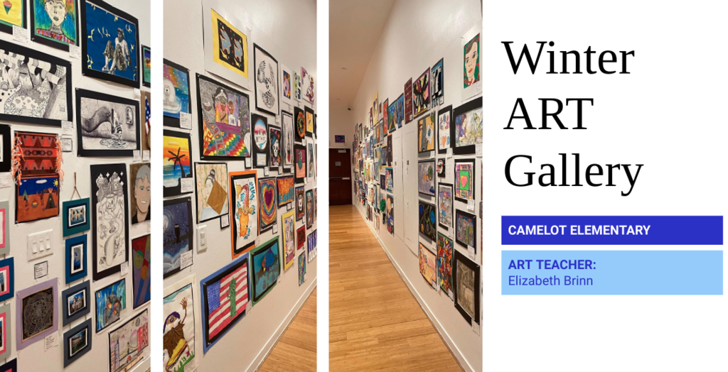 winter art gallery flier