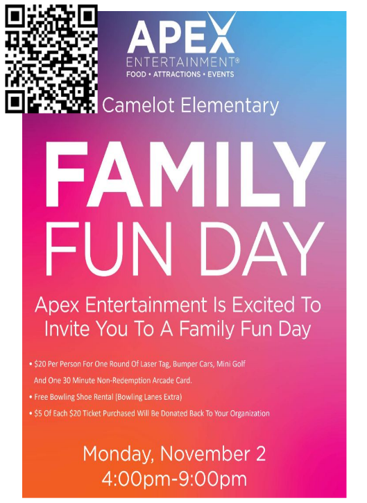 APEX Family Fun Day flyer