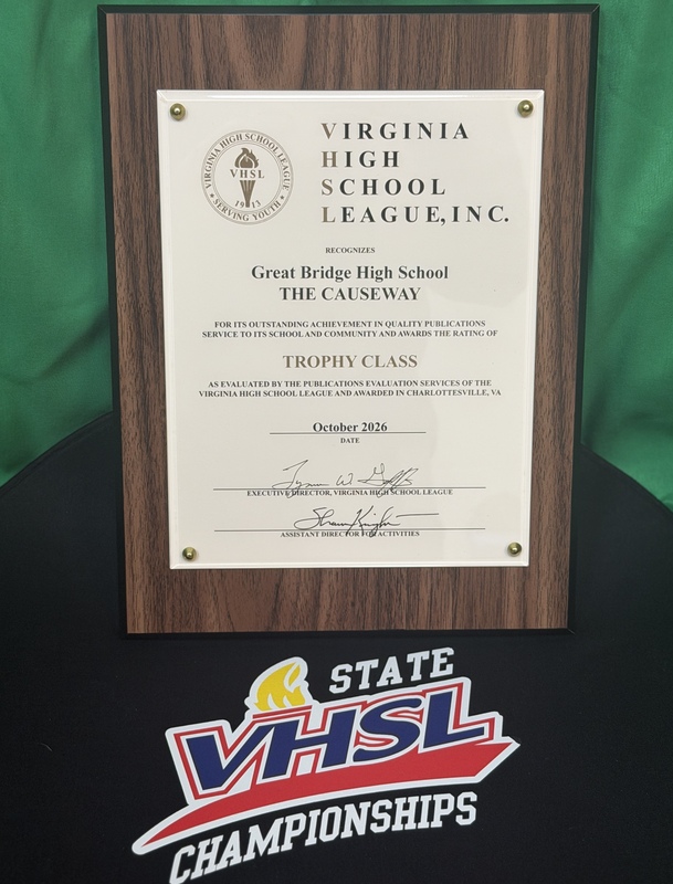 plaque for vhsl Media state championship
