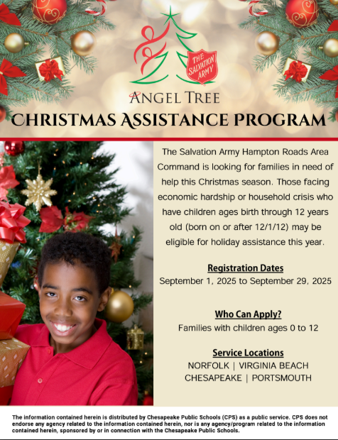 angel tree Christmas assistance program