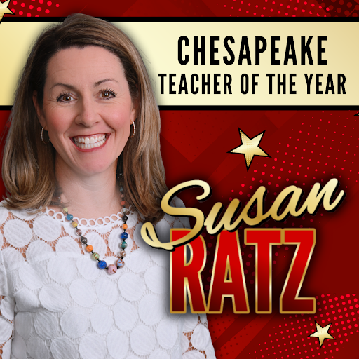 Susan Ratz is the 2026 Chesapeake Teacher of the Year!