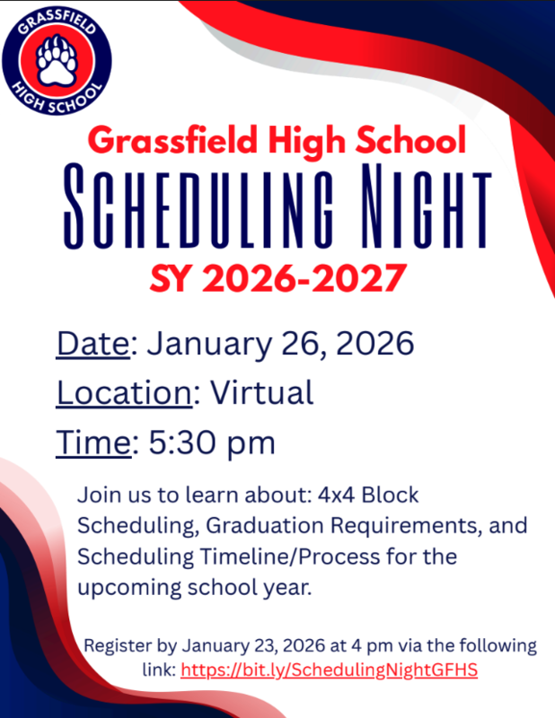 GFHS Scheduling Night Flyer