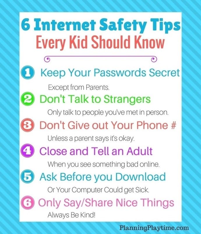 6 internet safety tips every kid should know