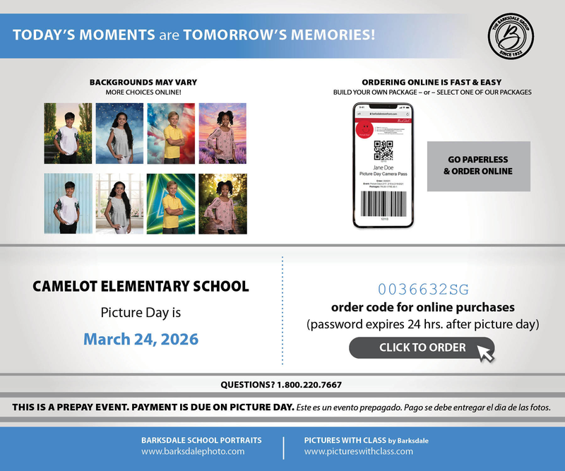 school picture day flyer