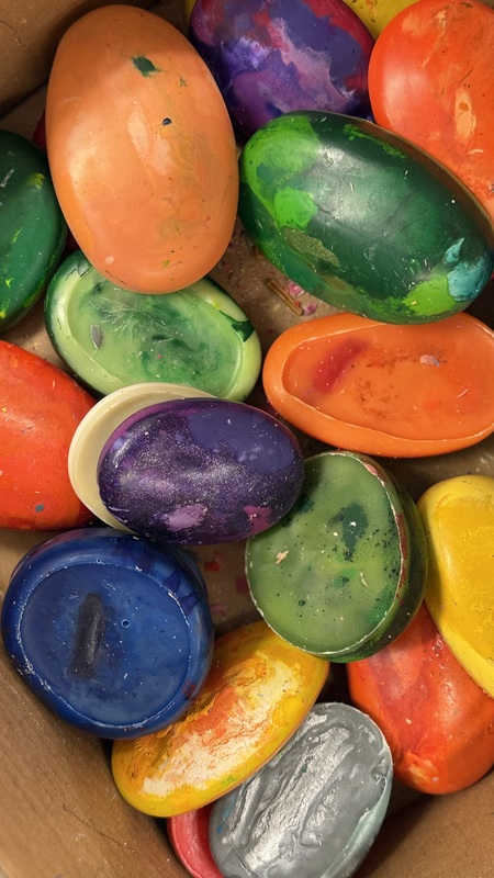 recycled crayons