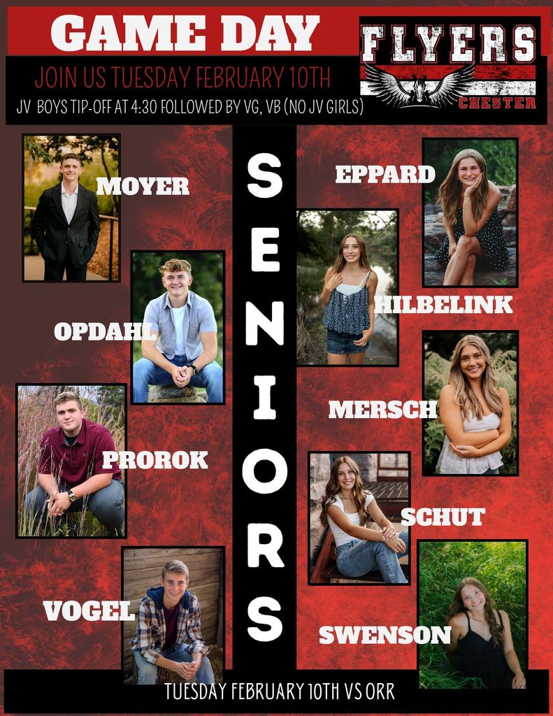 Tuesday, Feb. 10th DH (H)