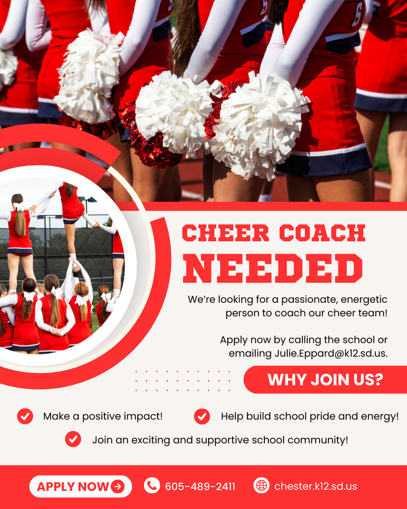 Cheer Coach Needed
