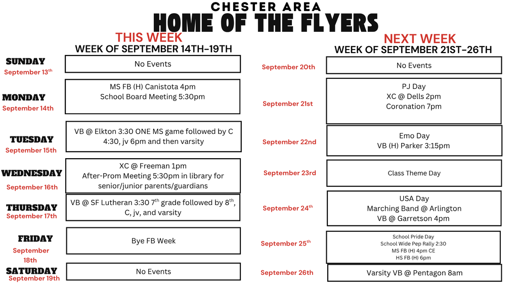 September 14th-26th