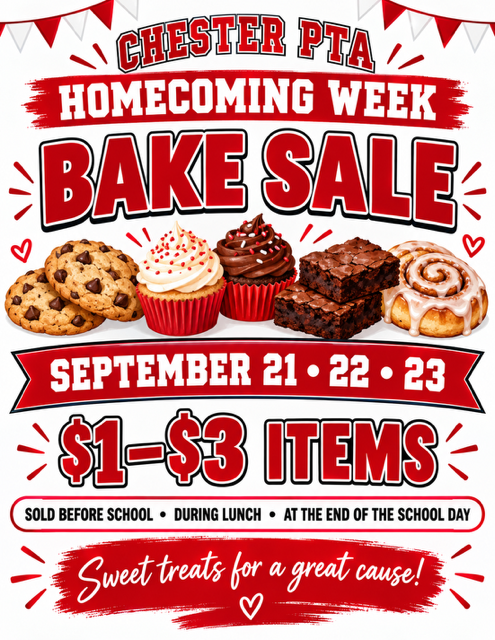 Chester Area PTA Bake sale