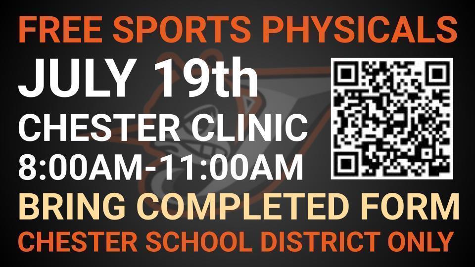 FREE SPORTS PHYSICALS