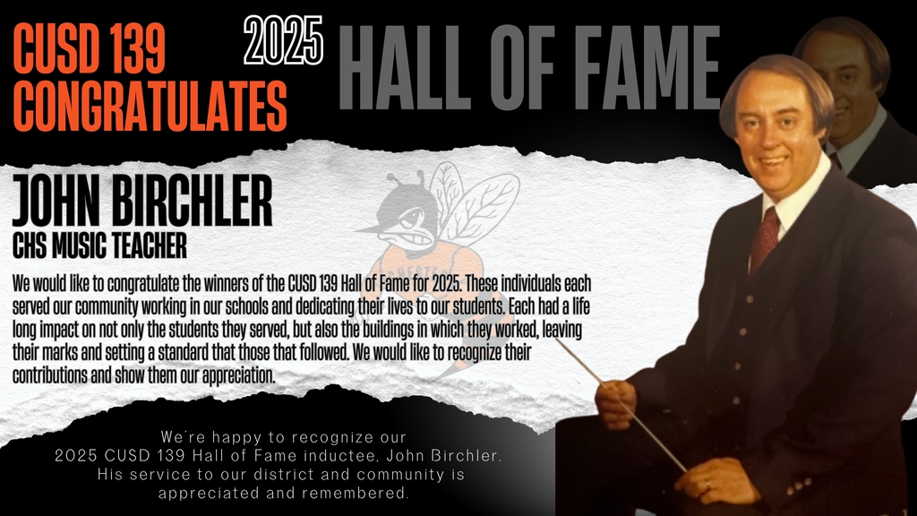 CUSD Hall of Fame Inductee - John Birchler