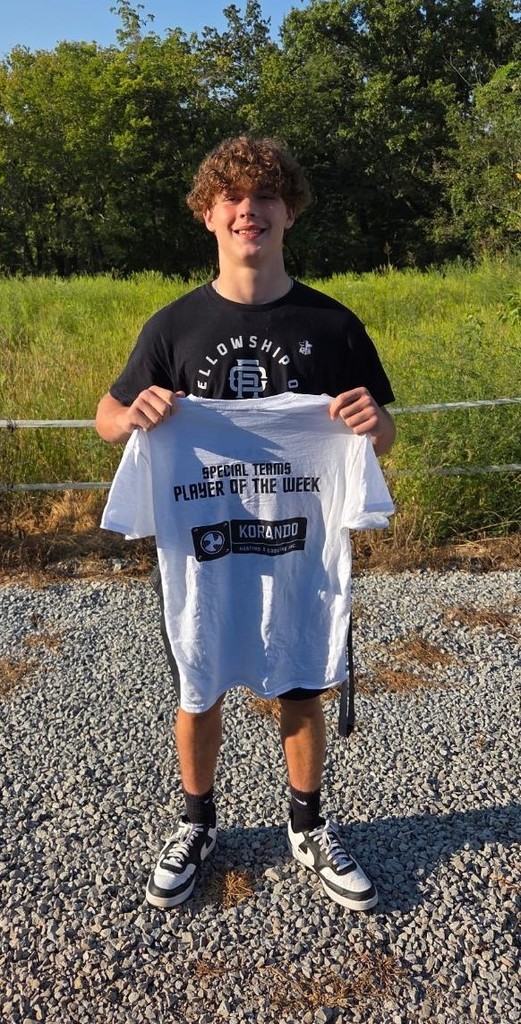 PHOTO 1 Landen Conder Special Teams Player of week 3