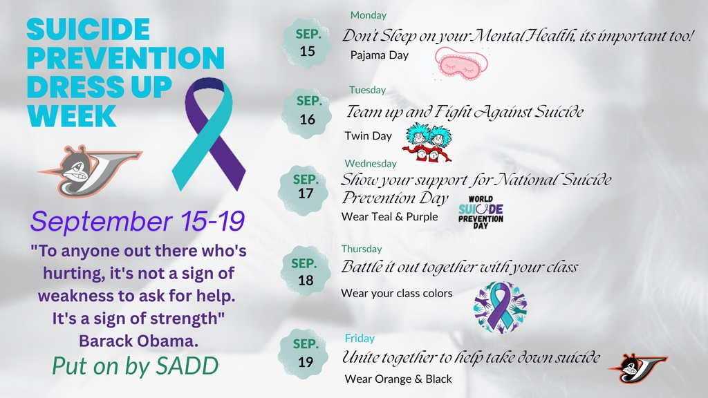 CHS SADD Suicide Prevention Week