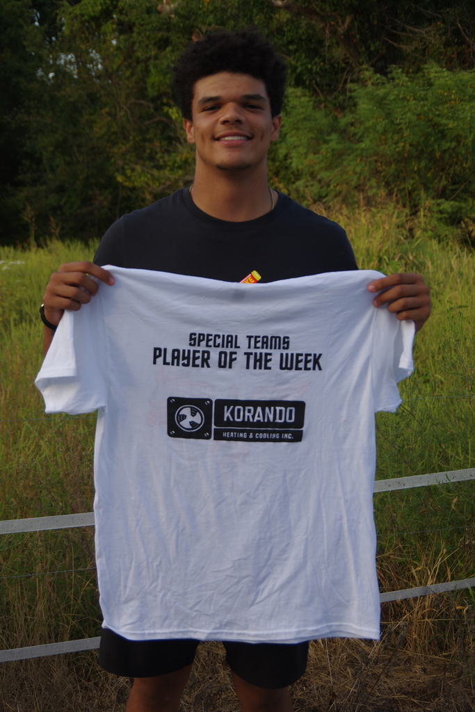 PHOTO 1 CHS FB TaShawn Palacio Special Teams 9-18-25