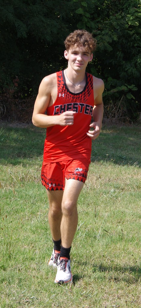PHOTO 3 CROSS COUNTRY Ivan Hobbs running 9-16-25