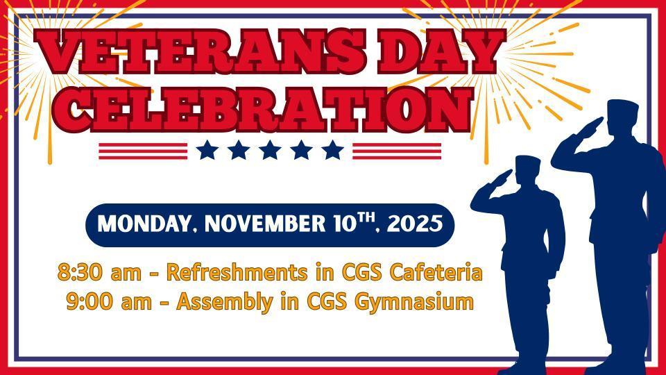 CGS Veterans Day Celebration