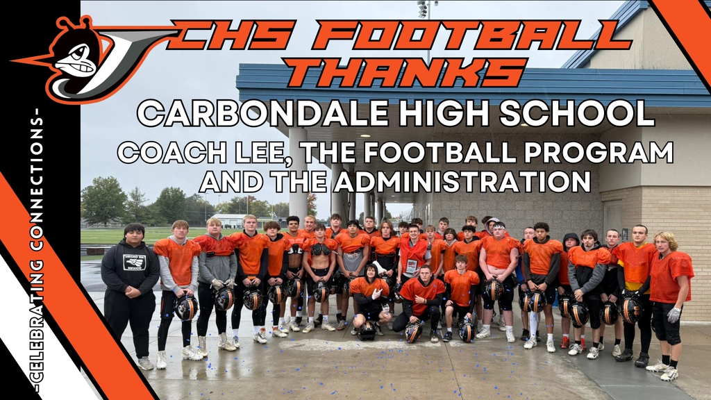CHS Football Thanks Carbondale High School