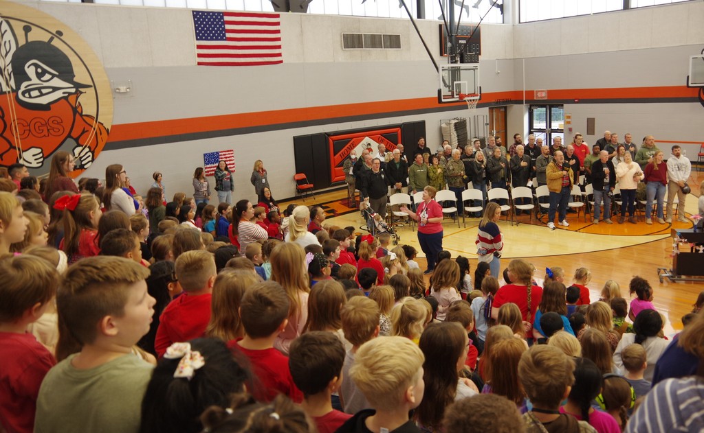 PHOTO 3 CGS Vets National Anthem