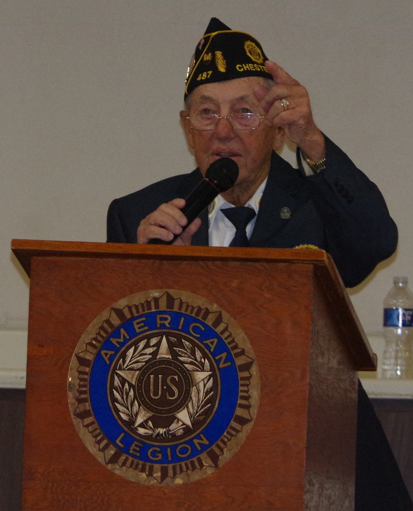 PHOTO 3 Vets Day Legion Commander Paul McCormick