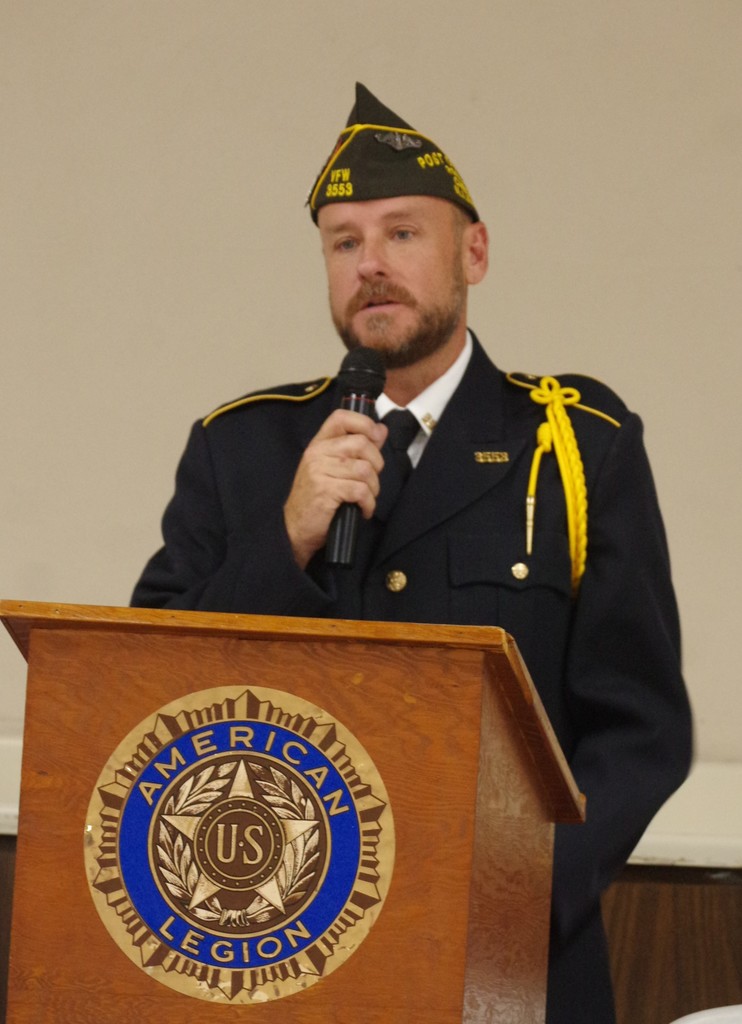 Photo 1 Vets Day VFW Commander Byron Childs