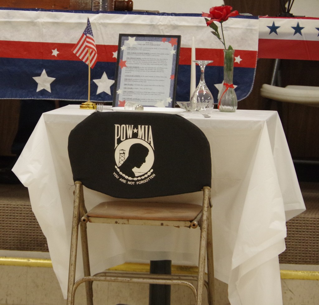 PHOTO 7 Vets Day 2025 POW MIA Table