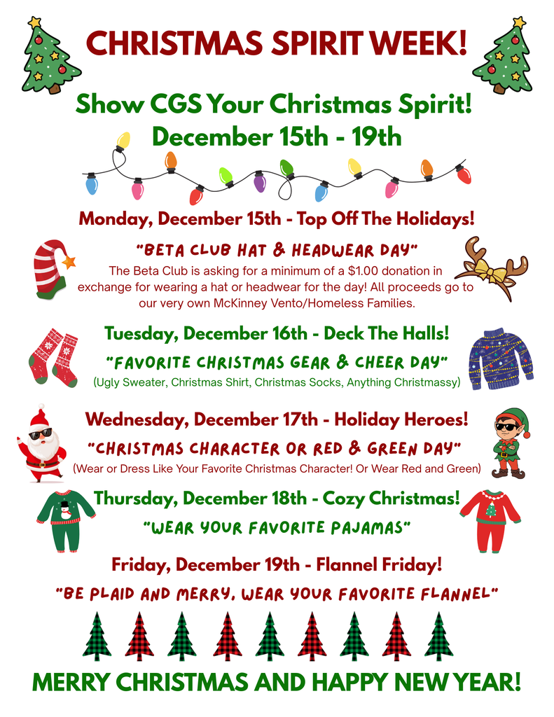 Christmas Spirit Week