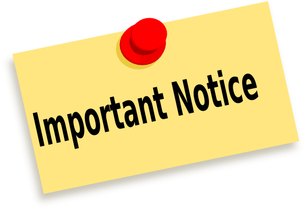 Important Notice January 9th is an 11:30 am dismissal.