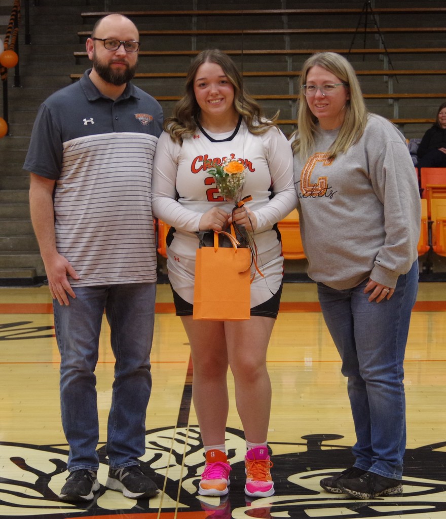 PHOTO 3 Lady Jackets Senior Night Natalie Guetersloh 1