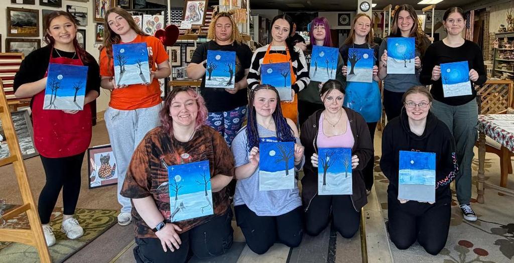 Photo 7 CHS Art Club 2-23-26 2nd class