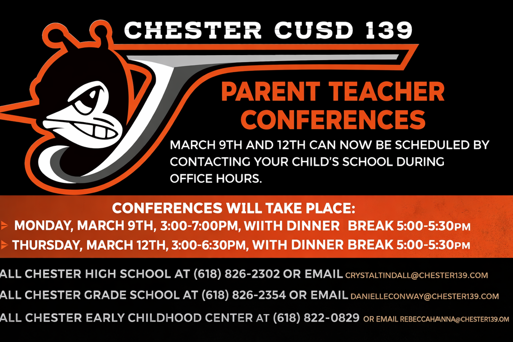 CUSD 139 Spring 2026 Parent Teacher Conferences