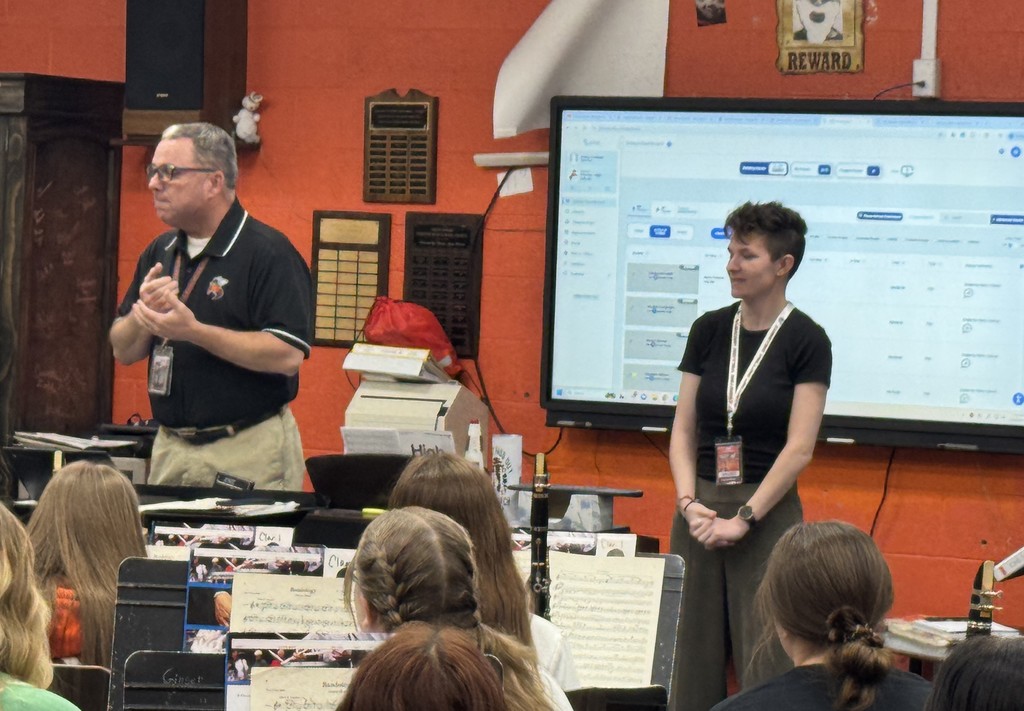 PHOTO 2 Micy Troutt and Colonel at rehearsal 3-26-26