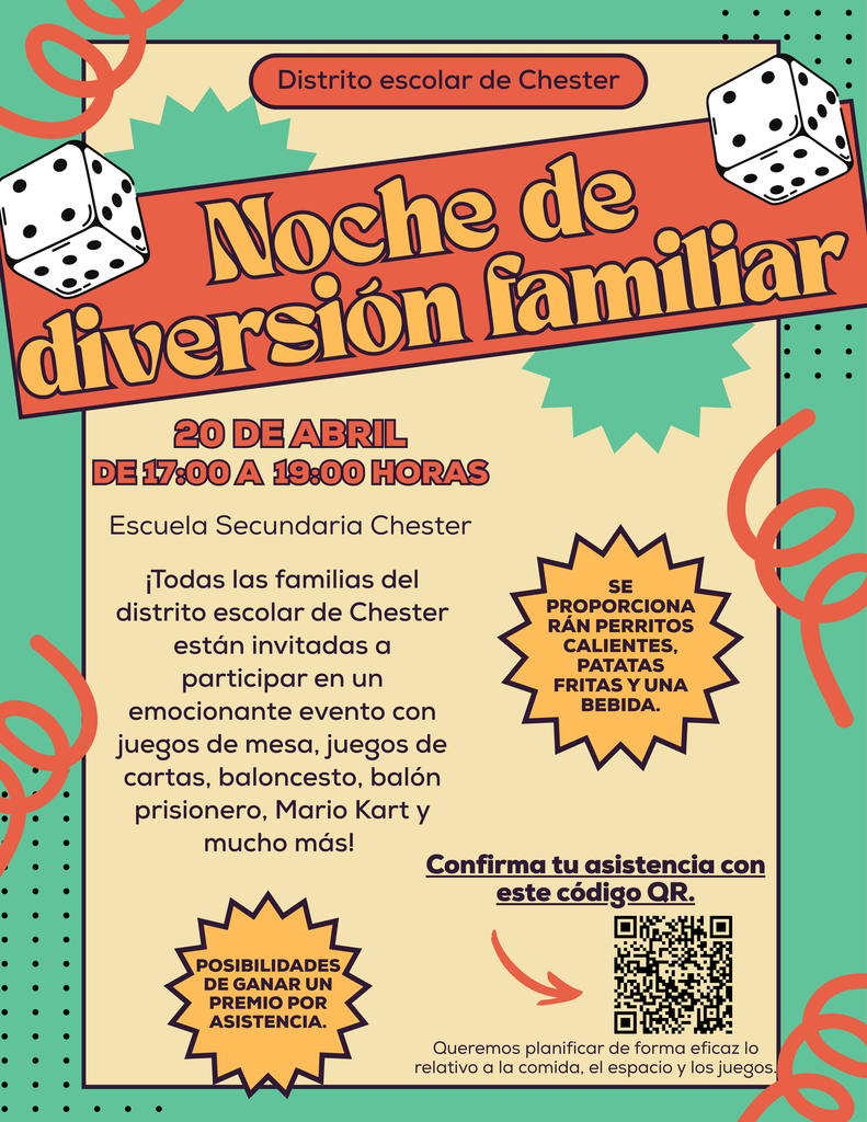 Family Fun Night Flyer (Spanish)