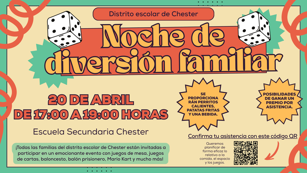 Family Fun Night Flyer (Spanish)