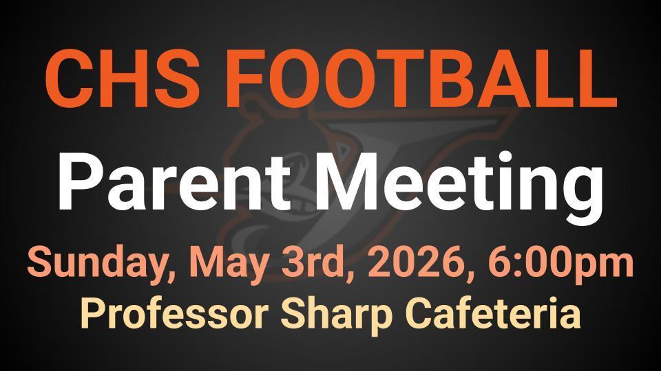 CHS Football Parent Meeting