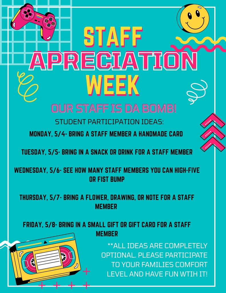 CECC, CGS, & CHS Staff Appreciation Week 2026