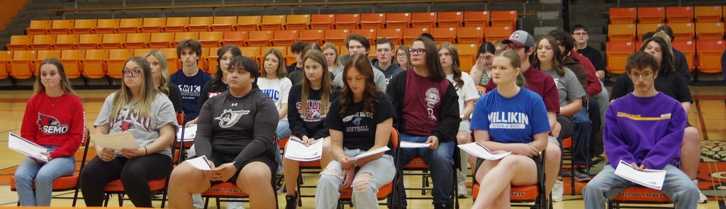 PHOTO 3 Senior Signing Day Left half of seniors