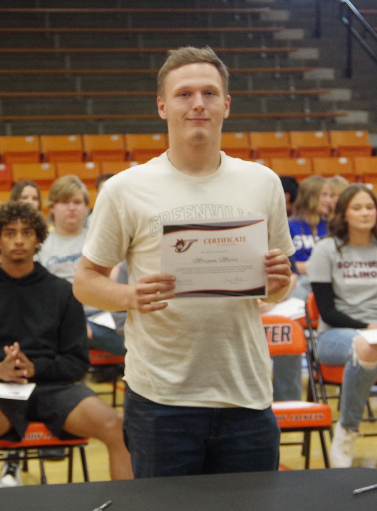 PHOTO 6 CHS Signing Day Morgan Miers Greenville University