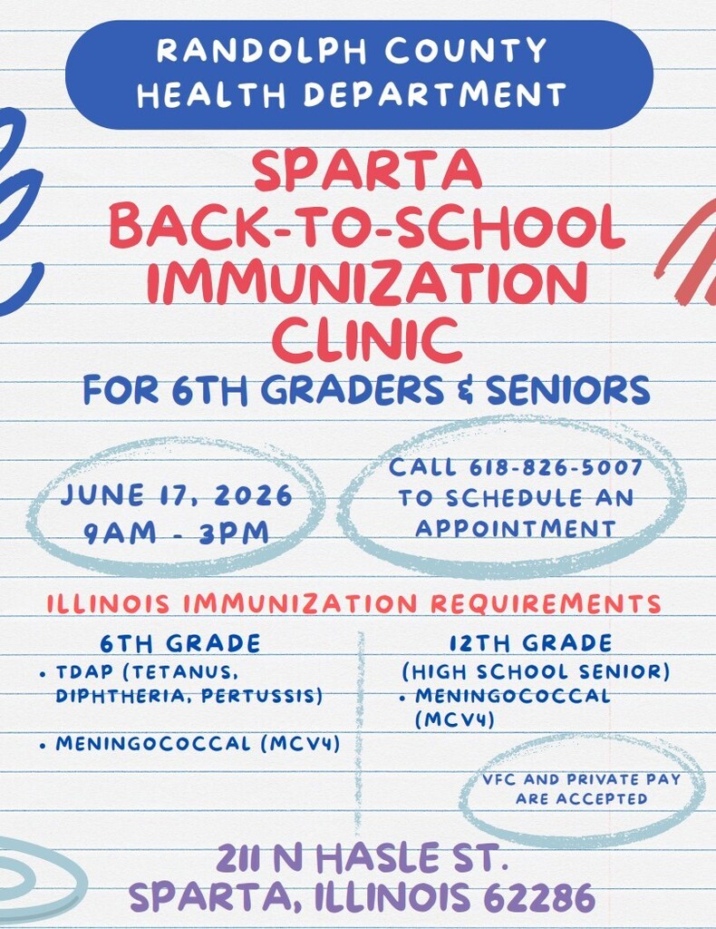 CGS & CHS: RANDOLPH COUNTY HEALTH DEPARTMENT IN SPARTA IMMUNIZATION CLINIC