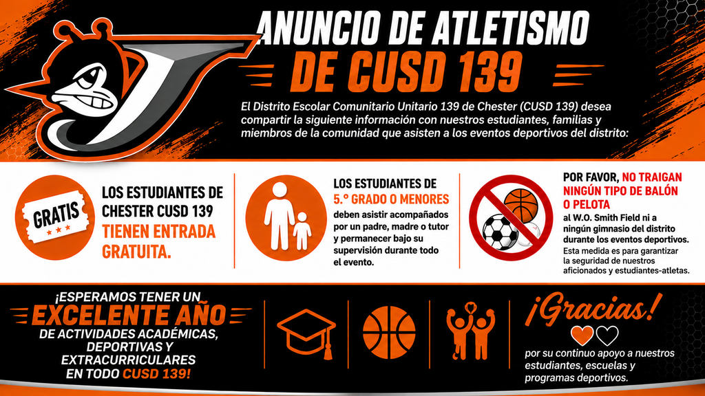CHS Athletics Announcement (Spanish)