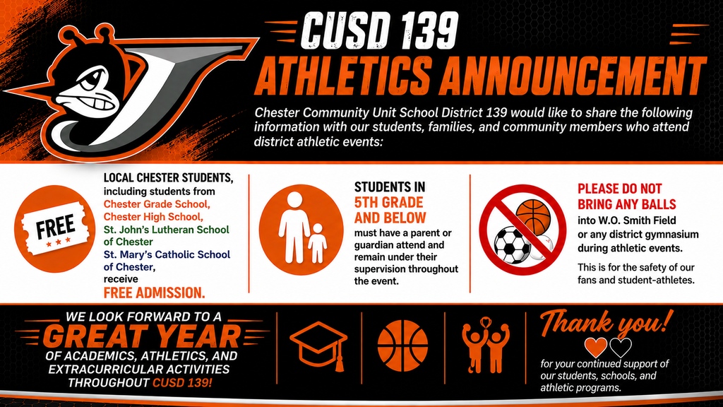 CHS Athletics Admission Announcement (English)