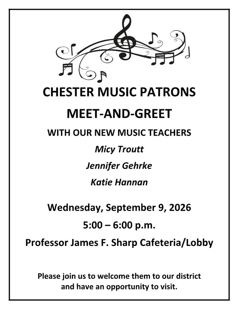 Chester Music Patrons Meet-and-Greet (English)