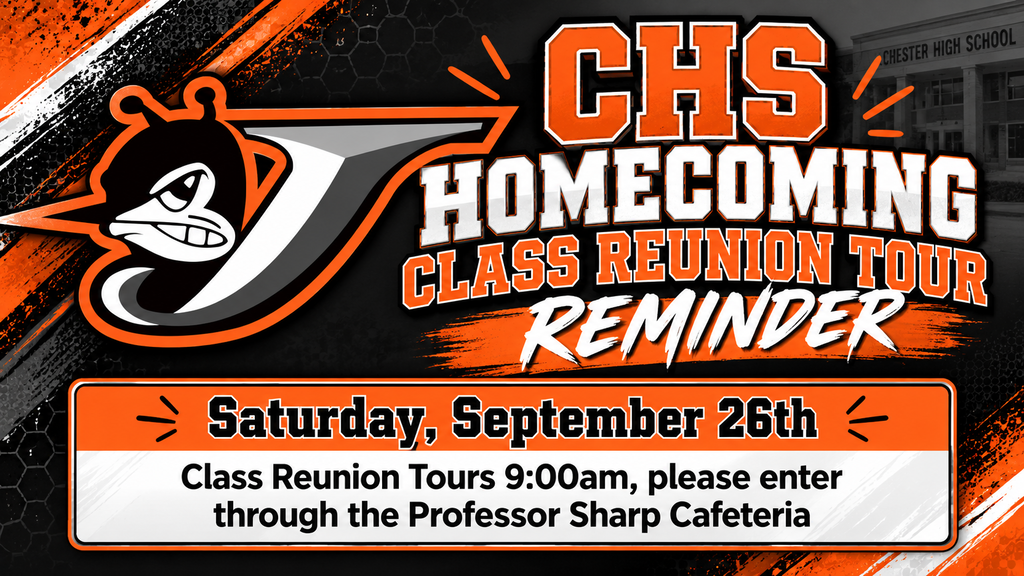 CHS Homecoming Class Reunion Tour Reminder (English)