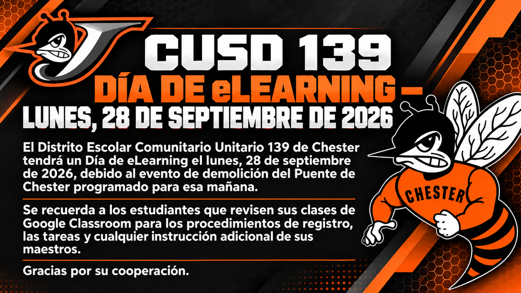 CUSD139 eLearning Day 9/28/26 (Spanish)