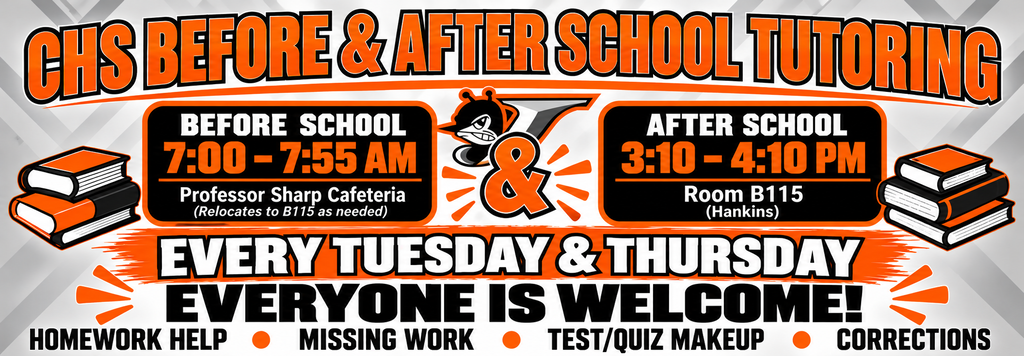 CHS Before & After School Tutoring (English)