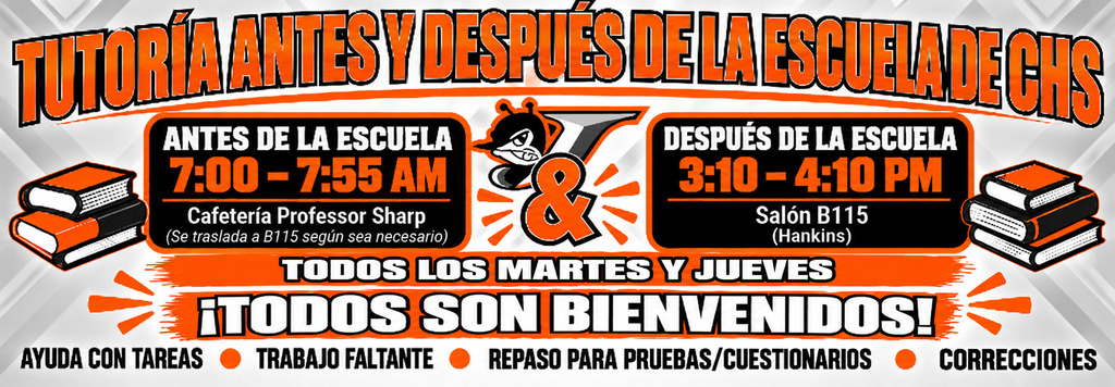 CHS Before & After School Tutoring (Spanish)