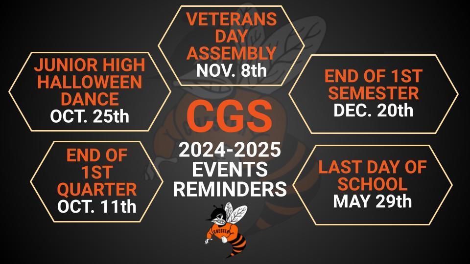 CGS Upcoming Events 2