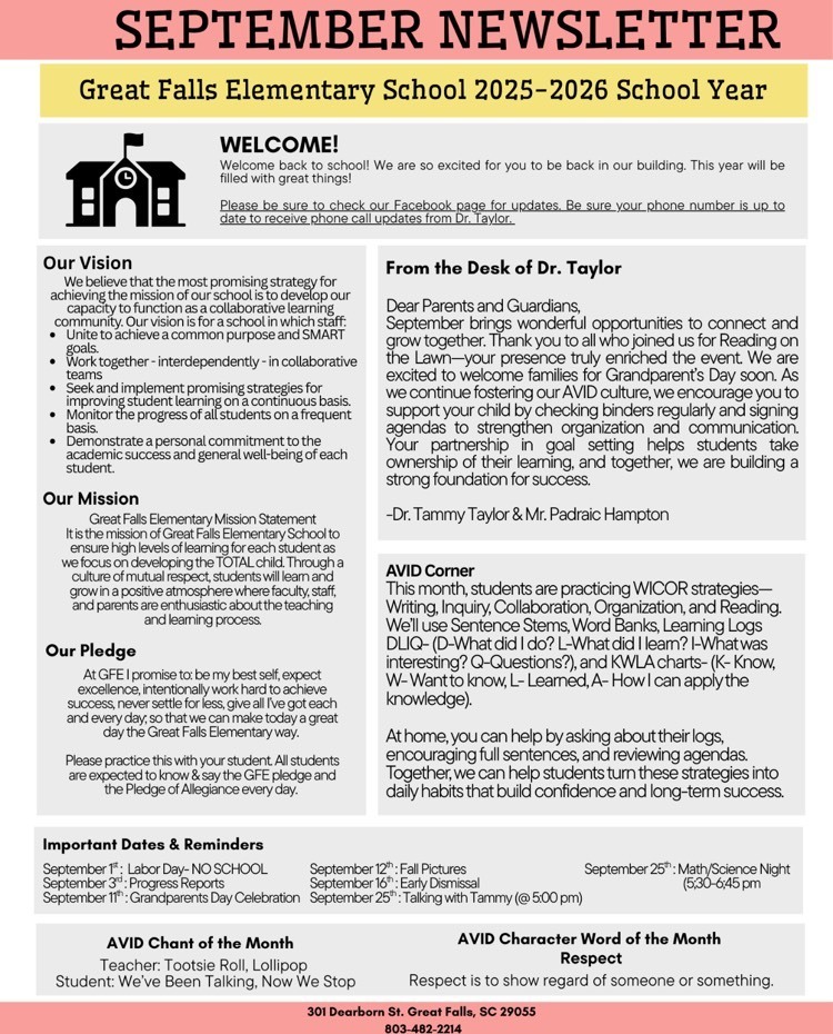 September AVID Newsletter
