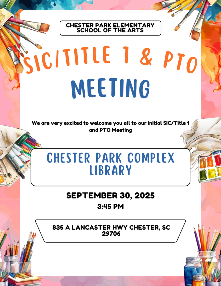 SIC/Title I & PTO Meeting